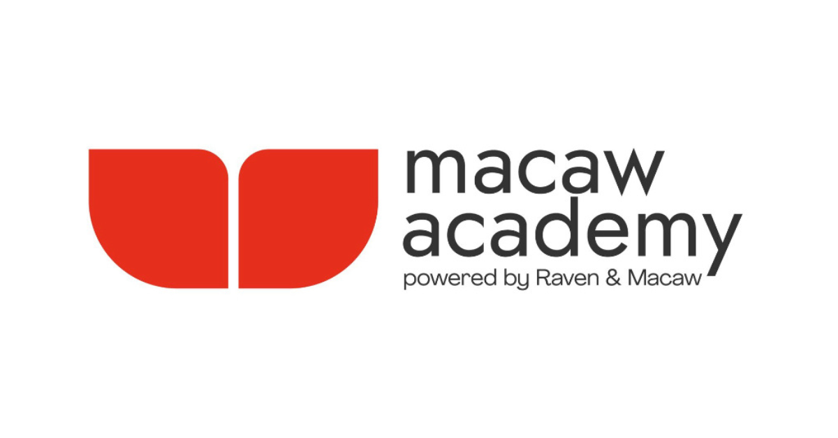 This image is a logo of Macaw Academy 